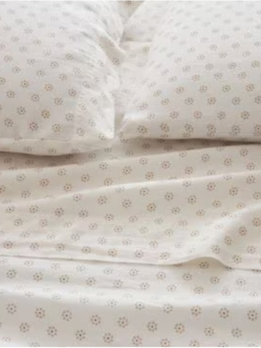 Garnet Hill artfull pattern relaxed linen duvet - Twin